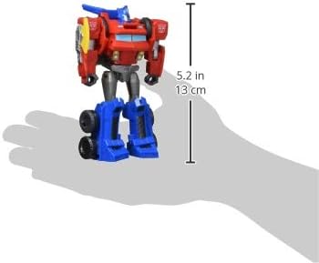 Transformers Bumblebee Cyberverse Adventures Warrior Class Optimus Prime Action Figure Toy, Repeatable Attack Move, Ages 6 and Up, 5.4-inch - Figurio