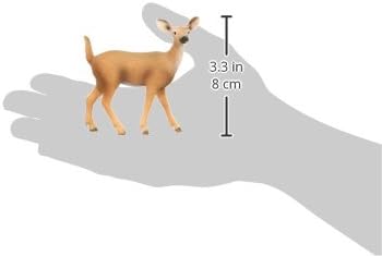 Schleich 14710 White-Tailed Doe Toy Figure, Multicolor - Figurio