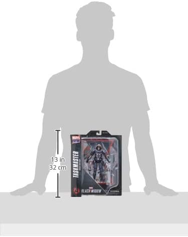 Diamond Select Toys Marvel Select Black Widow Movie Taskmaster Action Figure, Multicolor - Figurio