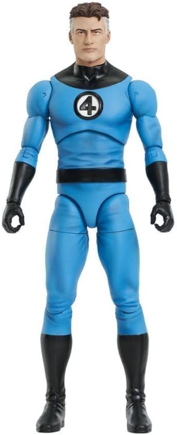 Diamond Select Toys Mr. Fantastic Select Action Figure with 16 Points of Articulation, Interchangeable Hands, and Stretched Parts - Figurio