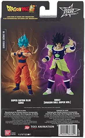 Bandai America - Dragon Ball Super Dragon Stars Super Saiyan Blue Goku, Version 2 - Figurio