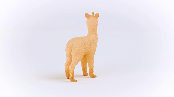 Schleich bayala Mythical Baby Llama Unicorn Figurine - Rainbow Love Unicorn Mare Llama with Glitter and Rhinestone Details, Highly Durable Fairy Animal Toy for Boys and Girls, Gift for Kids Ages 5+ - Figurio