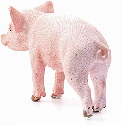 Schleich Farm World Piglet Standing Educational Figurine for Kids Ages 3-8, Pink - Figurio