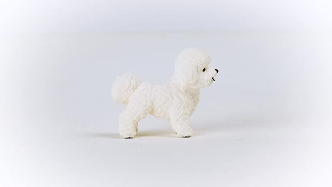 Schleich Farm World New 2023, Farm Animal Toys for Boys and Girls, Bichon Frise Toy Dog Figurine, Ages 3+ - Figurio