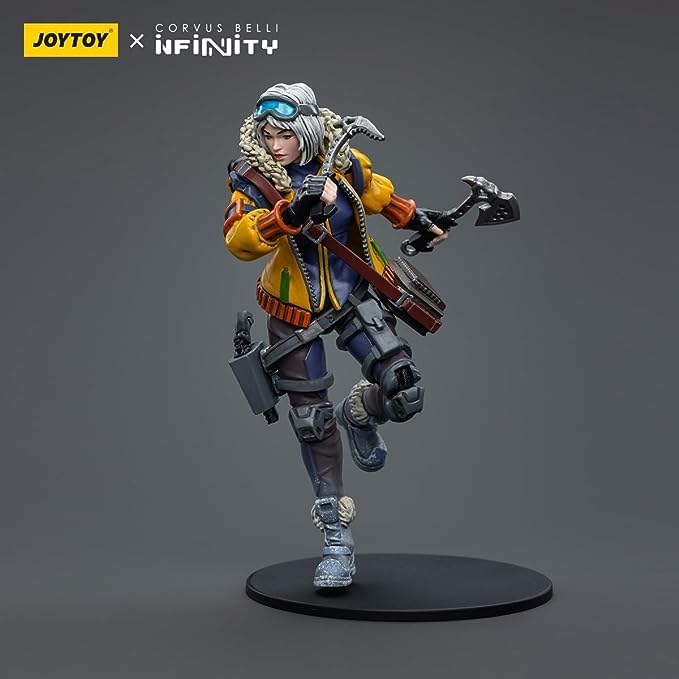 JOYTOY 1/18 Action Figures Oktavia Grimsdottir lcebreaker's Harpooner Collection Models (4 inch) - Figurio