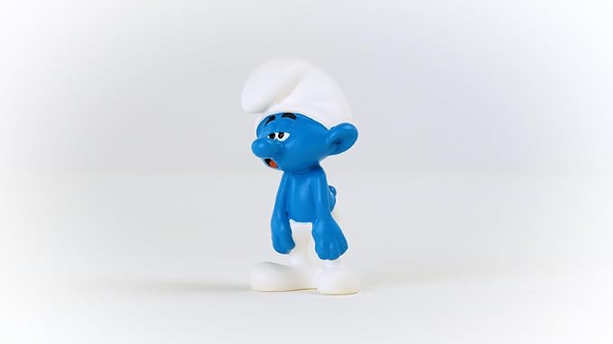 Schleich Smurfs, Collectible Retro Toys and Figurines for All Ages, Dimwitty Smurf Figure - Figurio