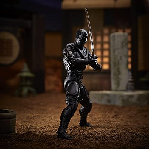 G. I. Joe Hasbro Classified Series : G.I. Joe Origins Snake Eyes Action Figure 16, Premium 6-Inch Scale Toy with Custom Package Art , Black - Figurio