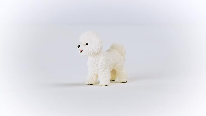 Schleich Farm World New 2023, Farm Animal Toys for Boys and Girls, Bichon Frise Toy Dog Figurine, Ages 3+ - Figurio