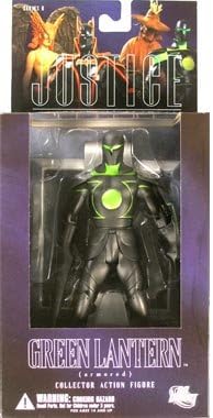 DC Direct Justice League Alex Ross Series 6 Action Figure Armored Green Lantern by DC Comics - Figurio