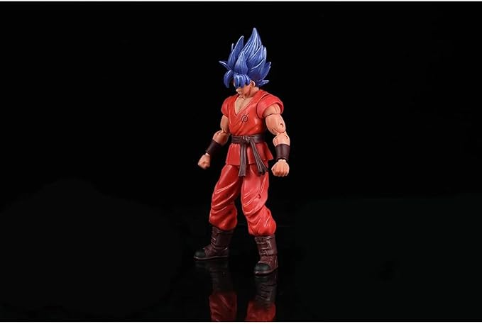 Bandai America - Dragon Ball Super Dragon Stars Super Saiyan Blue Kaioken x10 Goku - Figurio