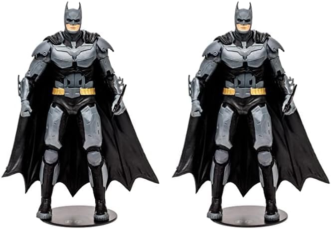 McFarlane Toys - DC Direct Gaming 7IN Figure with Comic - Injustice 2 WV1 - Batman (Pack of 2) - Figurio