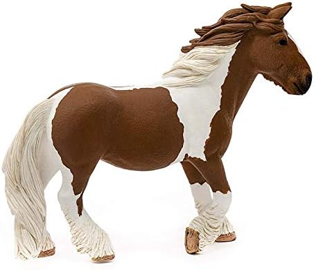 Schleich Farm World Realistic Tinker Mare Horse Figurine - Highly Detailed and Durable Farm Animal Toy, Fun and Educational Play for Boys and Girls, Gift for Kids Ages 3+ - Figurio