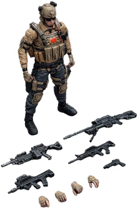 JOYTOY 1/18 Action Figure PLA Strategic Support Group Collection Model - Figurio