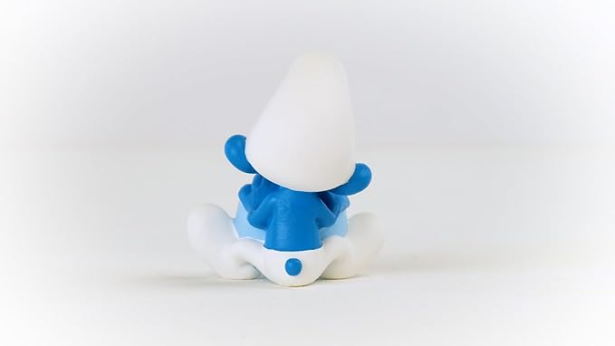 Schleich Smurfs, Collectible Retro Toys and Figurines for All Ages, Sustainability Smurf Figure - Figurio