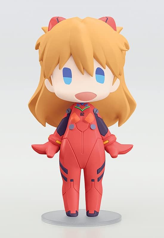 Good Smile Company Hello! Good Smile Evangelion Shikinami Asuka Langley, Non-Scale, Plastic, Pre-Painted Action Figure - Figurio