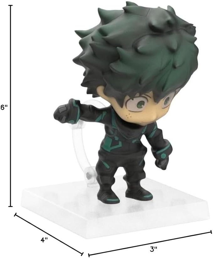 Good Smile My Hero Academia: Izuku Midoriya (Stealth Suit Ver.) Nendoroid Action Figure,Multicolor - Figurio