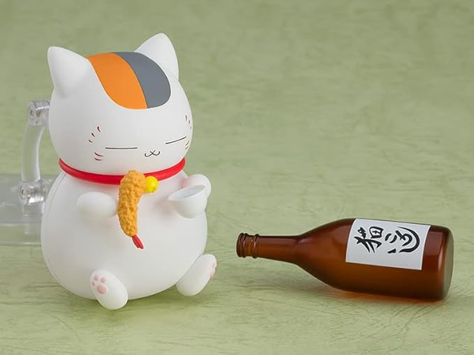 Good Smile Nendoroid Natsume's Book of Friends, Nyanko, Non-Scale, Plastic, Pre-Painted Action Figure,Green - Figurio