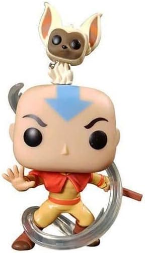 Funko POP! Animation: Avatar - Aang with Momo, Multicolor, Standard (Pack of 2) - Figurio