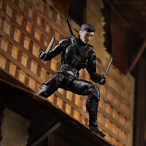 G. I. Joe Hasbro Classified Series : G.I. Joe Origins Snake Eyes Action Figure 16, Premium 6-Inch Scale Toy with Custom Package Art , Black - Figurio