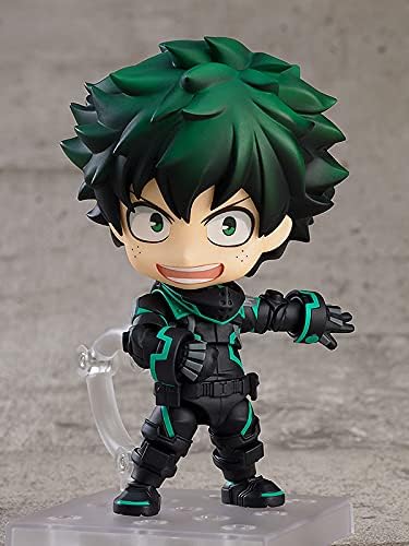 Good Smile My Hero Academia: Izuku Midoriya (Stealth Suit Ver.) Nendoroid Action Figure,Multicolor - Figurio