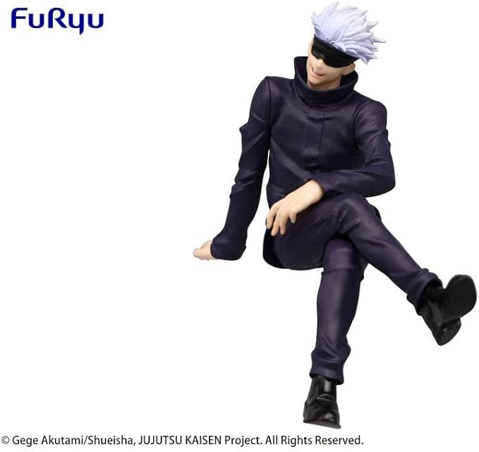 Furyu USA AMU-SHP0426 Jujutsu Kaisen Satoru Gojo Noodle Stopper Figure,Multicolor - Figurio