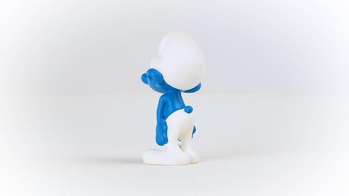 Schleich Smurfs, Collectible Retro Toys and Figurines for All Ages, Dimwitty Smurf Figure - Figurio