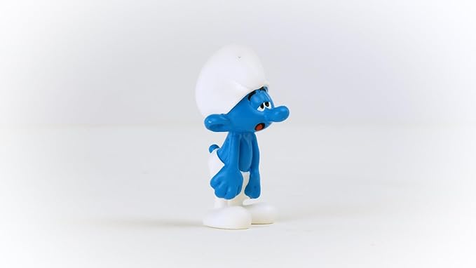 Schleich Smurfs, Collectible Retro Toys and Figurines for All Ages, Dimwitty Smurf Figure - Figurio