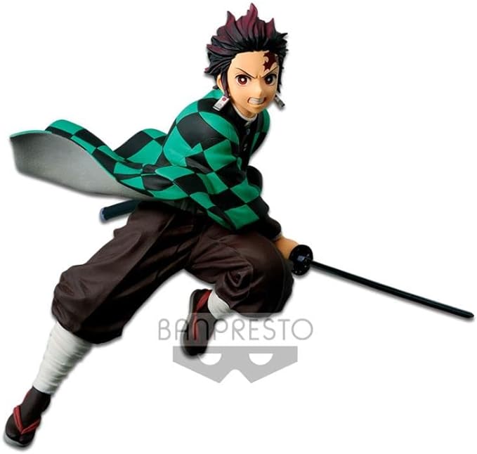 Banpresto 16373 Demon Slayer (Kimetsu no Yaiba) Vibration Stars Tanjiro Kamado Figure, multiple colors - Figurio