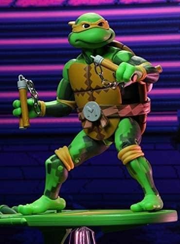 NECA Teenage Mutant Ninja Turtles: Turtles in Time - 7" Scale Action Figure - Michelangelo - Figurio