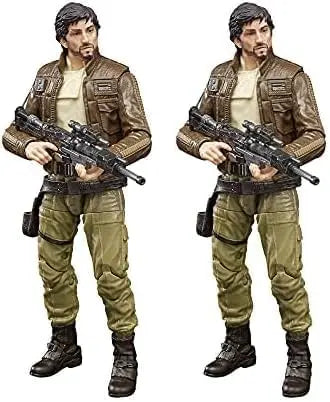 STAR WARS The Black Series Captain Cassian Andor 6-Inch-Scale Rogue One: A Story Collectible Figure, Toys for Kids Ages 4 and Up (Pack of 2) - Figurio