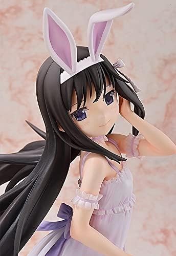 FREEing Puella Magi Madoka Magica: The Movie: Rebellion: Homura Akemi (Rabbit Ears Version) 1:4 Scale PVC Figure, Multicolor (F51027) - Figurio