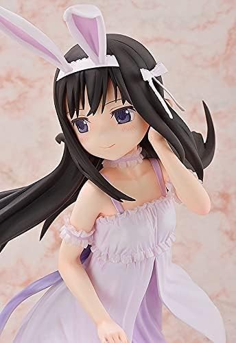 FREEing Puella Magi Madoka Magica: The Movie: Rebellion: Homura Akemi (Rabbit Ears Version) 1:4 Scale PVC Figure, Multicolor (F51027) - Figurio