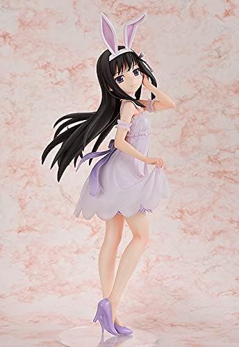 FREEing Puella Magi Madoka Magica: The Movie: Rebellion: Homura Akemi (Rabbit Ears Version) 1:4 Scale PVC Figure, Multicolor (F51027) - Figurio