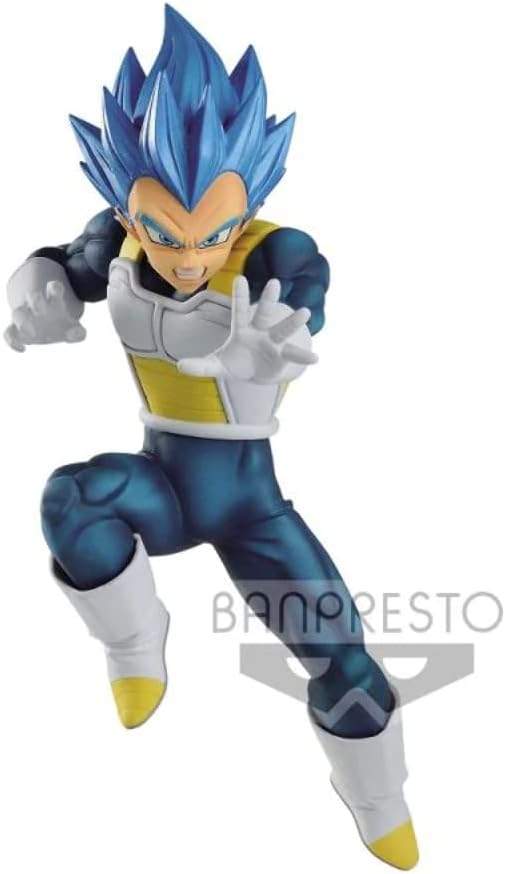 Banpresto - Dragon Ball Super Chosenshiretsuden II Super Saiyan Vegeta,Multicolor,200123 - Figurio