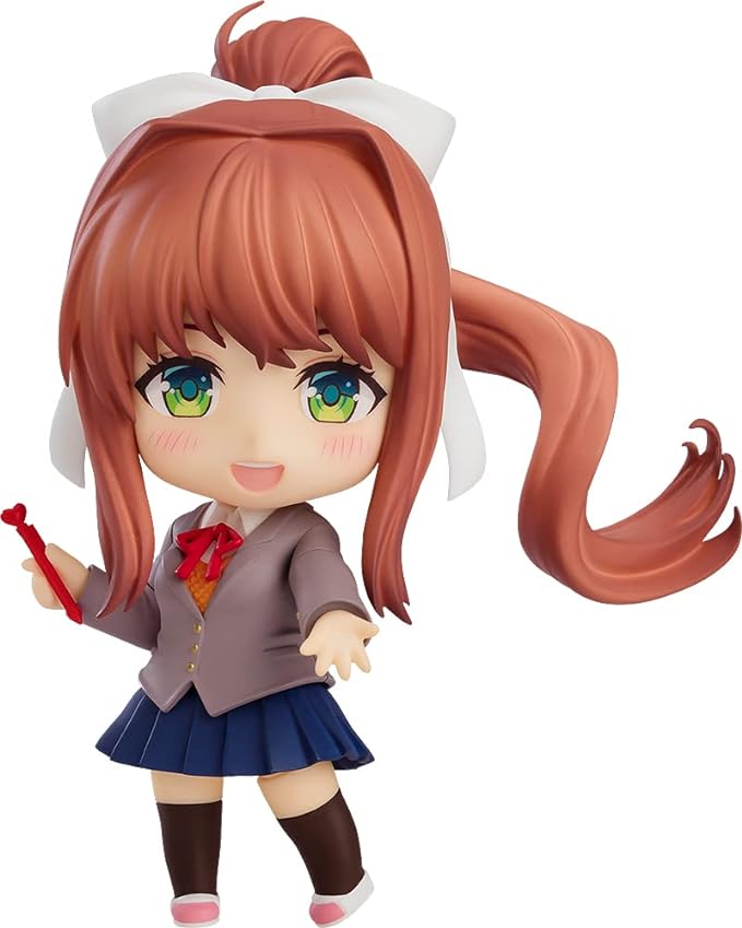 Good Smile Doki Doki Literature Club!: Monika Nendoroid Action Figure, Multicolor - Figurio