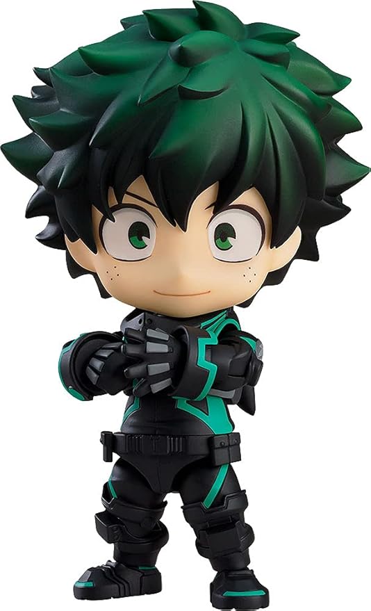 Good Smile My Hero Academia: Izuku Midoriya (Stealth Suit Ver.) Nendoroid Action Figure,Multicolor - Figurio