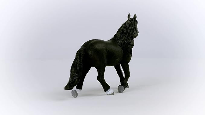 Schleich Farm World Realistic Noriker Stallion Horse Figurine - Highly Detailed and Durable Farm Animal Toy, Fun and Educational Play for Boys and Girls, Gift for Kids Ages 3+ - Figurio