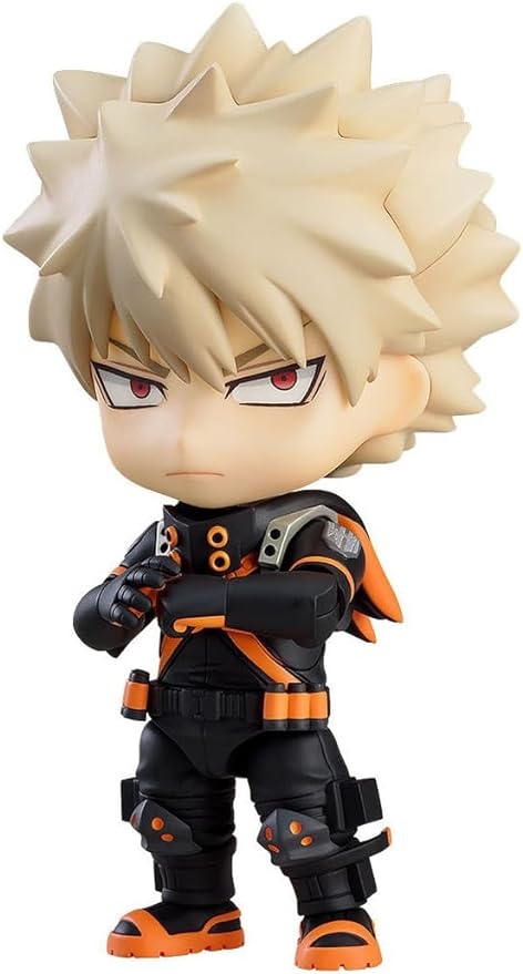 Good Smile My Hero Academia: Katsuki Bakugo (Stealth Suit Ver.) Nendoroid Action Figure,Multicolor - Figurio