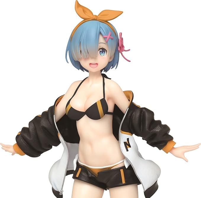 Taito Re:Zero Precious Figure - Rem~Jumper Swimsuit ver~ ~Renewal~ Prize Figure - Figurio