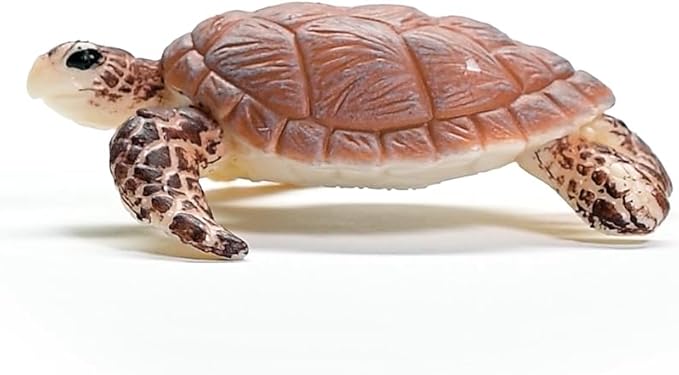 Schleich Wild Life New 2024 Wild Animal Toy Hawskbill Sea Turtle Ocean Animal Figurine - Figurio