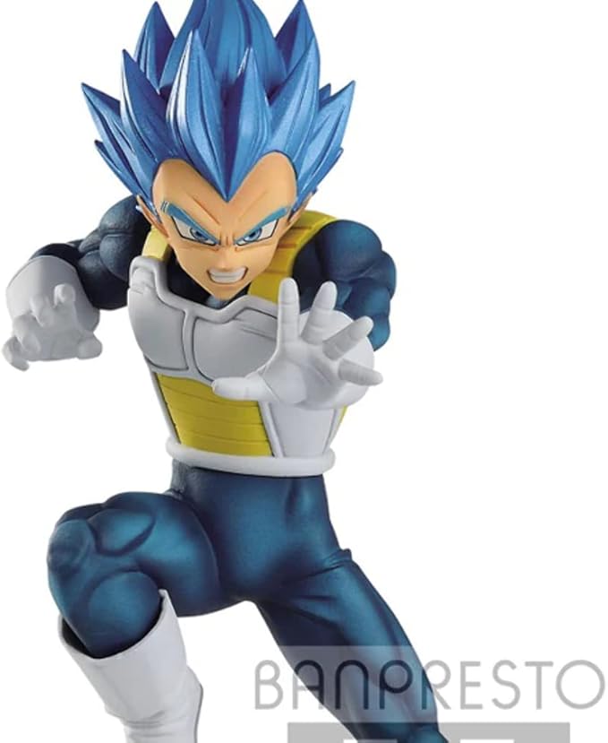 Banpresto - Dragon Ball Super Chosenshiretsuden II Super Saiyan Vegeta,Multicolor,200123 - Figurio