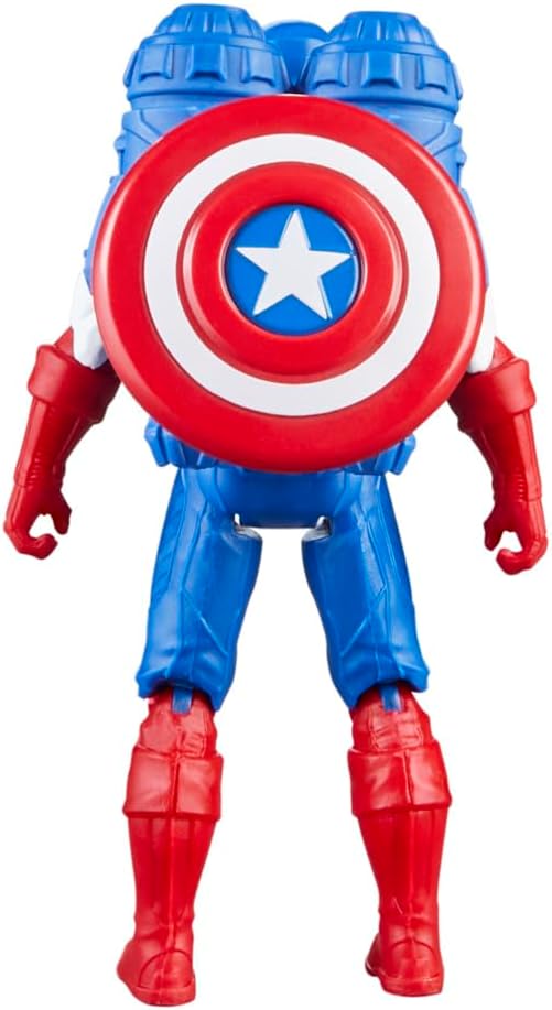 Marvel Epic Hero Series Battle Gear Captain America Action Figure, 4-Inch, Avengers Super Hero Toys for Kids Ages 4 and Up - Figurio