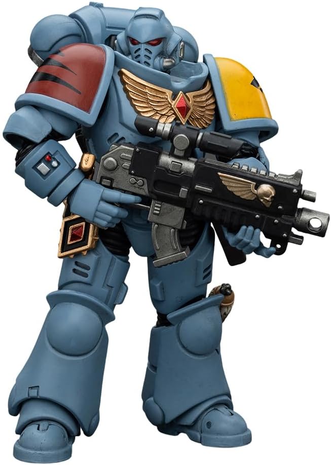 JOYTOY 1/18 Action Figure Warhammer 40,000 Space Wolves Intercessors V4 Anime Collection Model Birthday Gift - Figurio