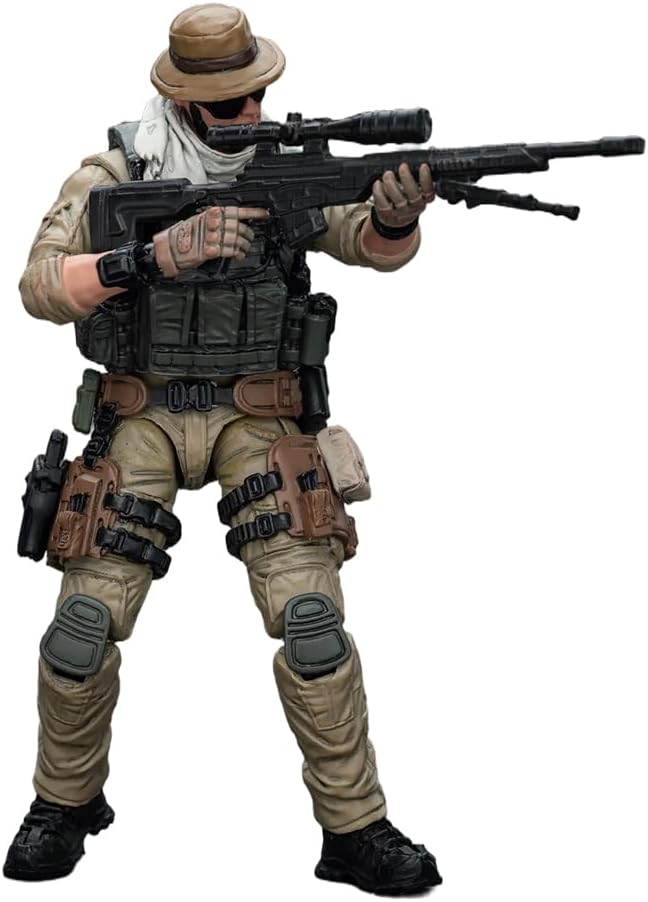 JOYTOY 1/18 Action Figures U.S.Army Delta Assault Squad Sniper Collection Models Christmas Birthday Gifts - Figurio