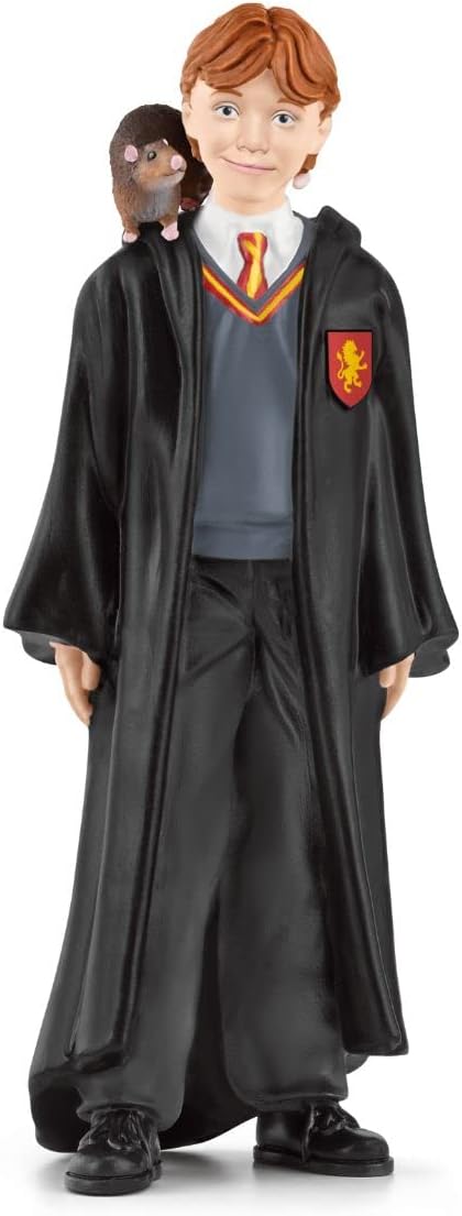 Schleich Wizarding World of Harry Potter 2-Piece Set with Ron Weasley & Scabbers Collectible Figurines for Kids Ages 6+ - Figurio