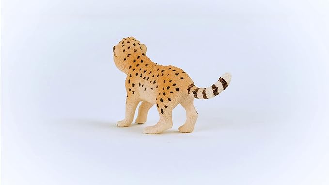 Schleich Wild Life New 2023, Wild Animal Safari Toys for Boys and Girls, Cheetah Cub Toy Figurine, Ages 3+ - Figurio