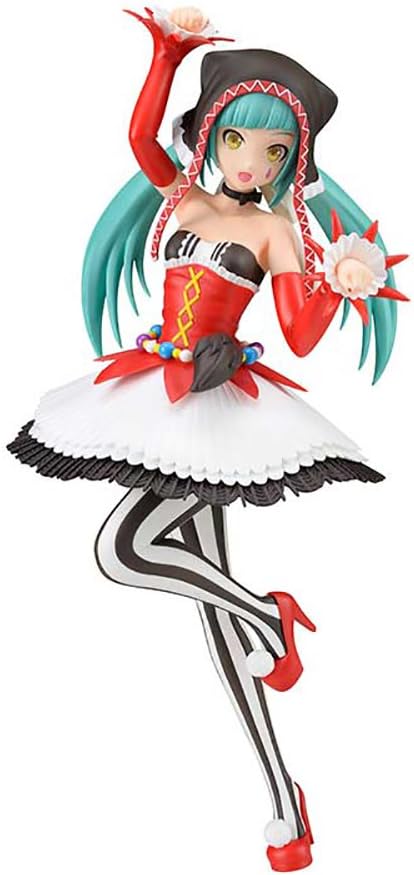 Sega Project Diva Arcade Future Tone Hatsune Miku Super Premium Action Figure Pierretta, 9" - Figurio