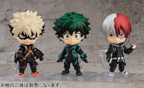 Good Smile My Hero Academia: Izuku Midoriya (Stealth Suit Ver.) Nendoroid Action Figure,Multicolor - Figurio