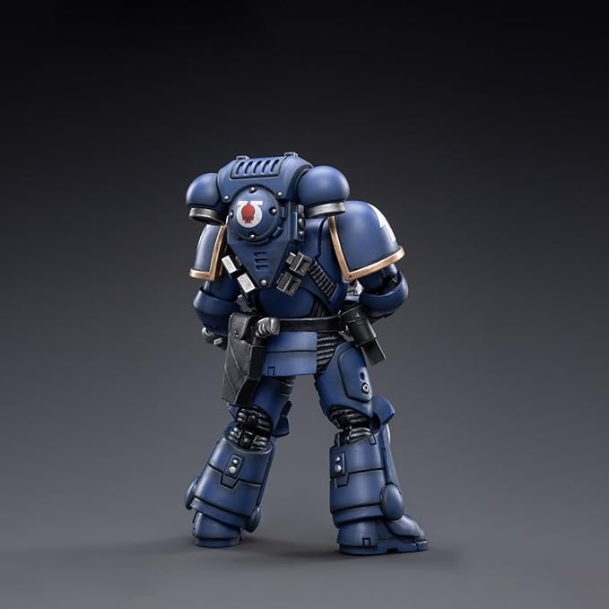 JOYTOY 1/18 Warhammer 40,000 Action Figure Ultramarines Heroes of The Chapter Brother Veteran Sergeant Castor Action Figure Collectible Military Model - Figurio