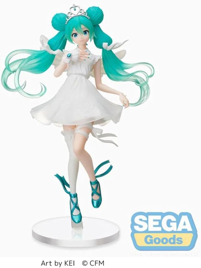 SEGA - Hatsune Miku Series SPM Statue - Hatsune Miku 15th Anniversary Kei Ver., Black - Figurio